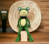 Handmade Crochet Frog Toy | Decorative & Durable Crochet Doll